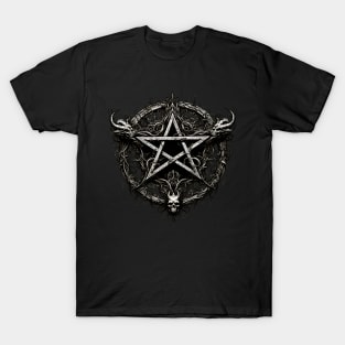 Bones and Thorns: A Dark Pentacle T-Shirt